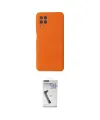 ieg™ Galaxy A22 Kılıf Ahenk Serisi - Şeffaf Uv Polymer Nano Ekran Koruyucu