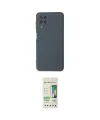 ieg™ Galaxy A22 Kılıf Ahenk Serisi - Siyah 20D Premium Cam Ekran Koruyucu