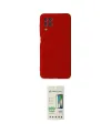 ieg™ Galaxy A22 Kılıf Ahenk Serisi - Siyah 20D Premium Cam Ekran Koruyucu
