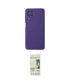ieg™ Galaxy A22 Kılıf Ahenk Serisi - Siyah 20D Premium Cam Ekran Koruyucu