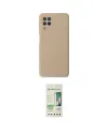 ieg™ Galaxy A22 Kılıf Ahenk Serisi - Siyah 20D Premium Cam Ekran Koruyucu