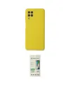 ieg™ Galaxy A22 Kılıf Ahenk Serisi - Siyah 20D Premium Cam Ekran Koruyucu