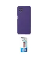 ieg™ Galaxy A22 Kılıf Ahenk Serisi - Siyah 5D Eko Cam Ekran Koruyucu