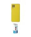 ieg™ Galaxy A22 Kılıf Ahenk Serisi - Siyah 5D Eko Cam Ekran Koruyucu