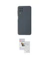 ieg™ Galaxy A22 Kılıf Ahenk Serisi - Siyah Seramik Nano Ekran Koruyucu
