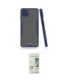 ieg™ Galaxy A22 Kılıf Atlas Asil Serisi - Siyah 20D Premium Cam Ekran Koruyucu