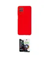 ieg™ Galaxy A22 Kılıf Çekirdek Modern Serisi - Şeffaf Temperli Cam Ekran Koruyucu