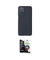 ieg™ Galaxy A22 Kılıf Çekirdek Modern Serisi - Şeffaf Temperli Cam Ekran Koruyucu
