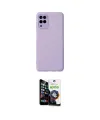 ieg™ Galaxy A22 Kılıf Çekirdek Modern Serisi - Şeffaf Temperli Cam Ekran Koruyucu