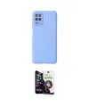 ieg™ Galaxy A22 Kılıf Çekirdek Modern Serisi - Şeffaf Temperli Cam Ekran Koruyucu