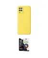 ieg™ Galaxy A22 Kılıf Çekirdek Modern Serisi - Şeffaf Temperli Cam Ekran Koruyucu