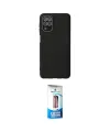 ieg™ Galaxy A22 Kılıf Çekirdek Modern Serisi - Siyah 5D Eko Cam Ekran Koruyucu