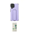 ieg™ Galaxy A22 Kılıf Çekirdek Yansıma - Siyah 20D Premium Cam Ekran Koruyucu