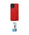 ieg™ Galaxy A22 Kılıf Çekirdek Yansıma - Siyah 5D Eko Cam Ekran Koruyucu