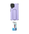 ieg™ Galaxy A22 Kılıf Çekirdek Yansıma - Siyah 5D Eko Cam Ekran Koruyucu