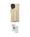 ieg™ Galaxy A22 Kılıf Çekirdek Yansıma - Siyah Seramik Nano Ekran Koruyucu