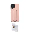 ieg™ Galaxy A22 Kılıf Çekirdek Yansıma - Siyah Seramik Nano Ekran Koruyucu