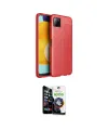ieg™ Galaxy A22 Kılıf Doruk Klasik Özel Seri - Şeffaf Temperli Cam Ekran Koruyucu