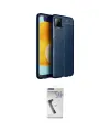 ieg™ Galaxy A22 Kılıf Doruk Klasik Özel Seri - Şeffaf Uv Polymer Nano Ekran Koruyucu