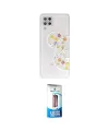 ieg™ Galaxy A22 Kılıf Eksen Asil Prime - Siyah 5D Eko Cam Ekran Koruyucu