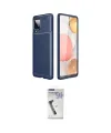 ieg™ Galaxy A22 Kılıf Eksen Form Prime - Şeffaf Uv Polymer Nano Ekran Koruyucu