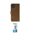 ieg™ Galaxy A22 Kılıf Siluet Işık Serisi - Siyah 5D Eko Cam Ekran Koruyucu