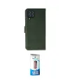 ieg™ Galaxy A22 Kılıf Siluet Işık Serisi - Siyah 5D Eko Cam Ekran Koruyucu