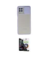 ieg™ Galaxy A22 Kılıf Vadi Çizgi - Şeffaf Temperli Cam Ekran Koruyucu