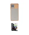 ieg™ Galaxy A22 Kılıf Vadi Çizgi - Şeffaf Temperli Cam Ekran Koruyucu