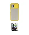 ieg™ Galaxy A22 Kılıf Vadi Çizgi - Şeffaf Temperli Cam Ekran Koruyucu