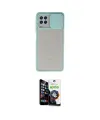 ieg™ Galaxy A22 Kılıf Vadi Çizgi - Şeffaf Temperli Cam Ekran Koruyucu