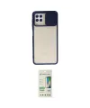 ieg™ Galaxy A22 Kılıf Vadi Çizgi - Siyah 20D Premium Cam Ekran Koruyucu