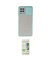 ieg™ Galaxy A22 Kılıf Vadi Çizgi - Siyah 20D Premium Cam Ekran Koruyucu
