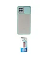 ieg™ Galaxy A22 Kılıf Vadi Çizgi - Siyah 5D Eko Cam Ekran Koruyucu