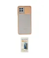 ieg™ Galaxy A22 Kılıf Vadi Çizgi - Siyah 6D Mat Seramik Hayalet Nano Ekran Koruyucu