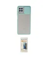 ieg™ Galaxy A22 Kılıf Vadi Çizgi - Siyah 6D Mat Seramik Hayalet Nano Ekran Koruyucu