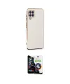 ieg™ Galaxy A22 Kılıf Yankı Serisi - Şeffaf Temperli Cam Ekran Koruyucu