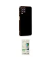 ieg™ Galaxy A22 Kılıf Yankı Serisi - Siyah 20D Premium Cam Ekran Koruyucu
