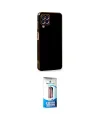 ieg™ Galaxy A22 Kılıf Yankı Serisi - Siyah 5D Eko Cam Ekran Koruyucu