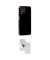 ieg™ Galaxy A22 Kılıf Yankı Serisi - Siyah Seramik Nano Ekran Koruyucu