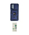 ieg™ Galaxy A23 4G Kılıf Ahenk Klasik - Siyah 20D Premium Cam Ekran Koruyucu