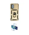 ieg™ Galaxy A23 4G Kılıf Ahenk Klasik - Siyah 3D Antistatik Cam Ekran Koruyucu