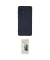 ieg™ Galaxy A23 4G Kılıf Ahenk Serisi - Siyah 6D Mat Seramik Hayalet Nano Ekran Koruyucu