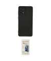ieg™ Galaxy A23 4G Kılıf Ahenk Serisi - Siyah 6D Mat Seramik Hayalet Nano Ekran Koruyucu