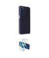 ieg™ Galaxy A23 4G Kılıf Atlas Form - Siyah 3D Antistatik Cam Ekran Koruyucu