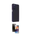 ieg™ Galaxy A23 4G Kılıf Atlas Form - Siyah 3D Antistatik Mat Seramik Nano Ekran Koruyucu