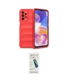 ieg™ Galaxy A23 4G Kılıf Atlas Koleksiyonu - Şeffaf Pasifik Cam Ekran Koruyucu