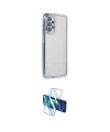 ieg™ Galaxy A23 4G Kılıf Vadi Minimal - Siyah 3D Antistatik Cam Ekran Koruyucu