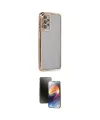 ieg™ Galaxy A23 4G Kılıf Vadi Minimal - Siyah 3D Antistatik Mat Seramik Nano Ekran Koruyucu