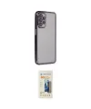 ieg™ Galaxy A23 4G Kılıf Vadi Minimal - Siyah 6D Mat Seramik Hayalet Nano Ekran Koruyucu